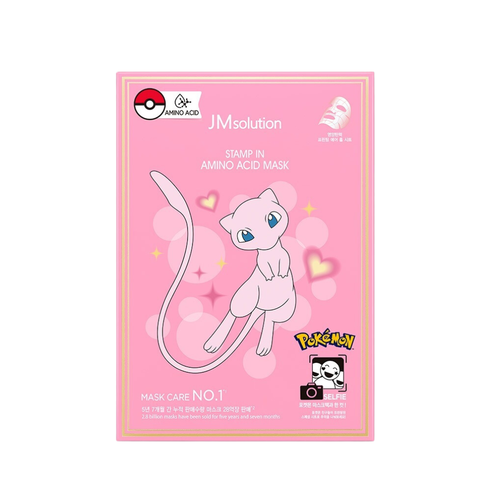 JMSOLUTION STAMP IN AMINO ACID MASK X POKEMON 30ML*10