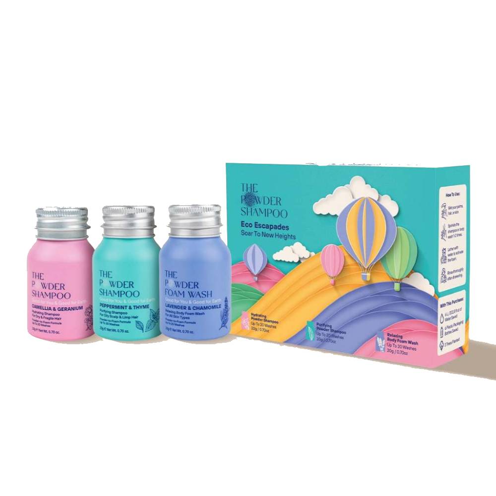 Soar To New Heights Travel Kit 20g (Purifying, Hydrating, Relaxing Body Wash)