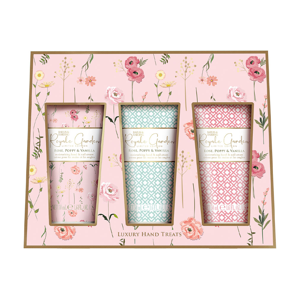 Royale Garden Hand Cream 3 Piece Set