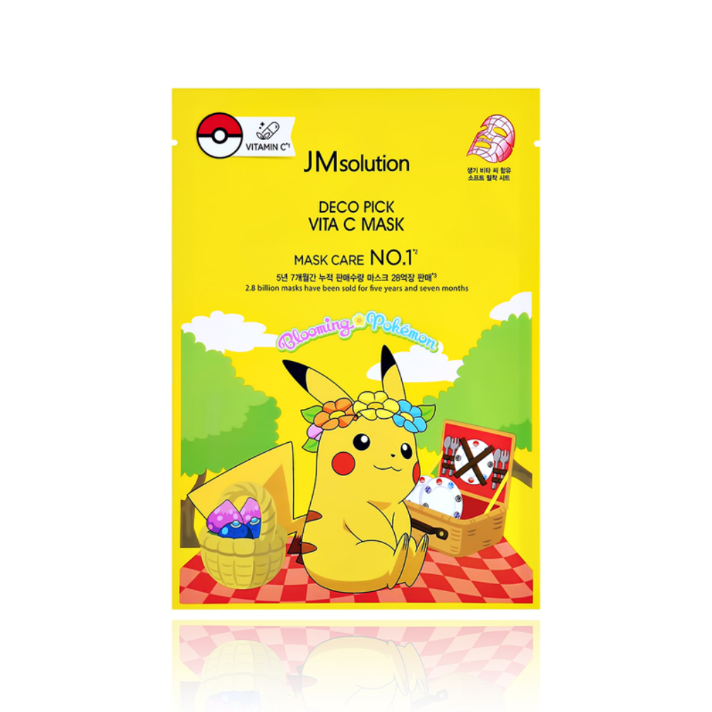 JMS DECO PICK VITA C MASK X POKEMON PIKACHU 30ML*10